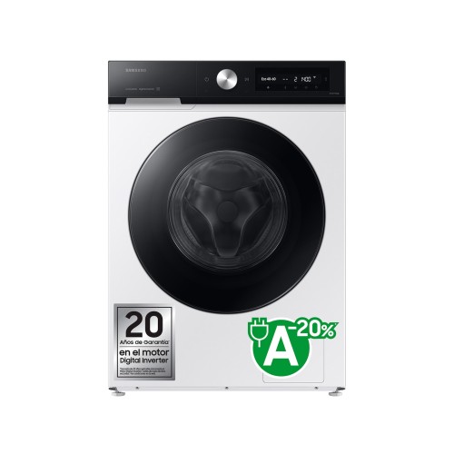 Samsung Lavadora 11kg Blanca AI Ecobubble™, Clasificación Energética A WW11DB7B94GEU3