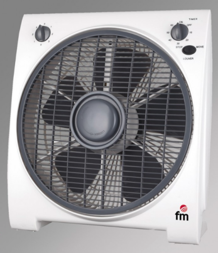 FM Calefacción BF-4 ventilador Negro, Blanco