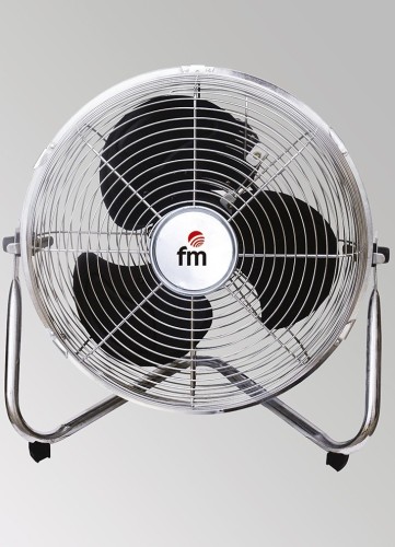 FM Calefacción F-30 ventilador Negro, Plata