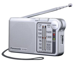 Panasonic RF-P150DEG Portátil Analógica Plata