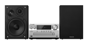 Panasonic SC-PMX802E-S sistema de audio para el hogar Minicadena de música para uso doméstico 120 W Negro, Plata