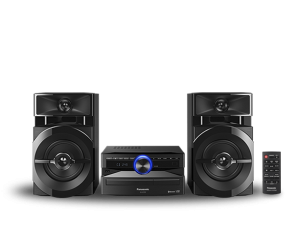 Panasonic SCUX100EK Minicadena de música para uso doméstico 300 W Negro