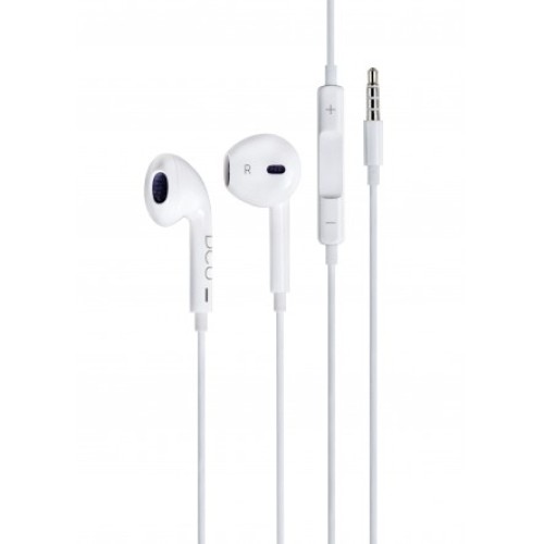 DCU Advance Tecnologic 34151000 auricular y casco Auriculares Alámbrico Dentro de oído Llamadas/Música Blanco