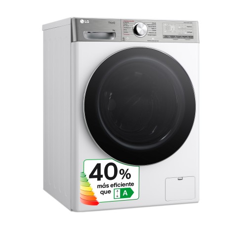 Lavadora inteligente LG AI Direct Drive  9 kg  1400 rpm A serie 900 F4WR9009A2W