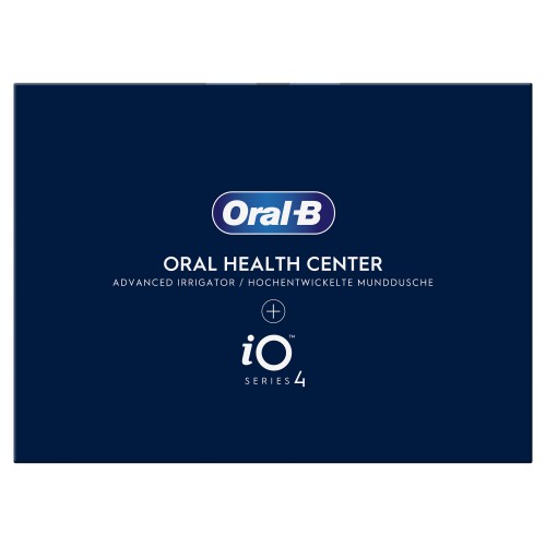 Oral-B iO4 Blanco + Oxyjet Irrigador: Irrigador De Agua, 1 Cabezal Oxyjet, 1 Cabezal Water Jet, 1 Cepillo De Dientes Eléctrico iO4, 2 Cabezales