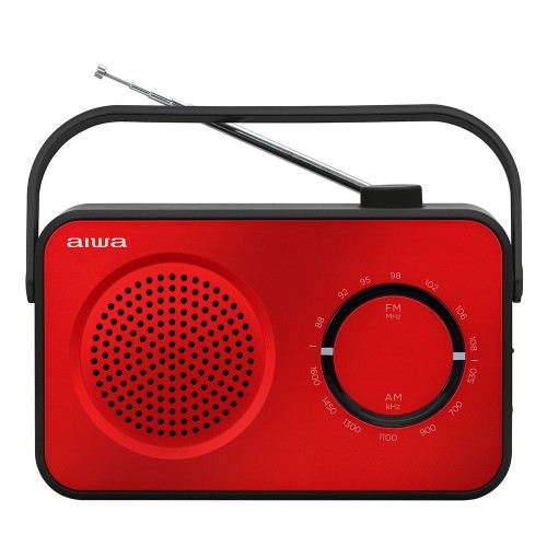 Aiwa R-190RD radio Portátil Analógica Negro, Rojo