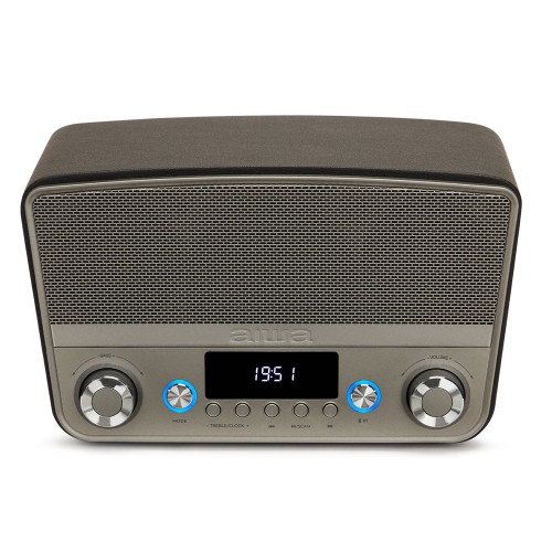 Aiwa BSTU-750BK altavoz Gris, Plata Inalámbrico 50 W