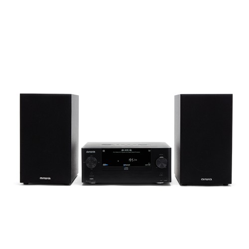 Aiwa MSBTU-500 sistema de audio para el hogar Microcadena de música para uso doméstico 50 W Negro