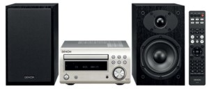 Denon D-M41 Minicadena de música para uso doméstico 60 W Negro, Plata