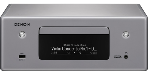 Denon N-10GY Minicadena de música para uso doméstico 130 W Gris