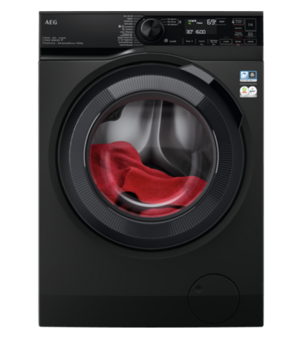 AEG Series 7000 LWR7316V6O lavadora-secadora Independiente Carga frontal Negro D