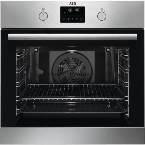 Horno AEG BPB331161M 72 L 3490 W A+ Negro, Acero