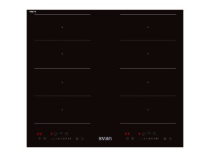 SVAN SVI623FZ hobs Negro Integrado 59 cm Con placa de inducción 4 zona(s)