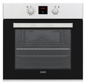 Horno SVAN SVH224X1 69 L 3100 W A Negro, Acero satinado