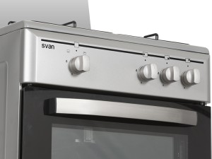 SVAN SKGW3500X cocina Cocina independiente Gas Encimera de gas Acero inoxidable