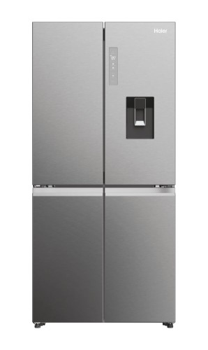 Haier Cube 83 Serie 5 HCW58F18EWMP nevera puerta lado a lado Independiente 507 L E Platino, Acero inoxidable