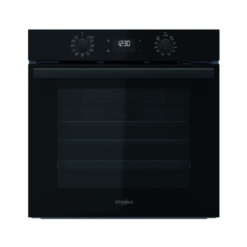 Horno eléctrico de encastre Whirlpool Multifunción auto limpieza negro OMR58HU1B