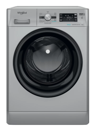 Lavadora carga frontal Whirlpool FFB 9469 SBV SPT 9 kg 1400 RPM Gris