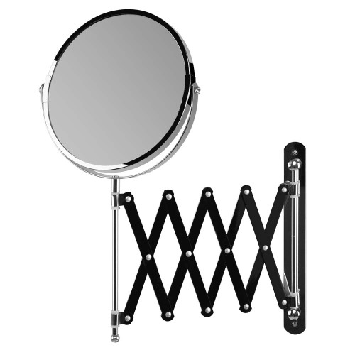 Orbegozo ESP 6000 espejo para maquillaje Tornillos Alrededor Negro, Cromo
