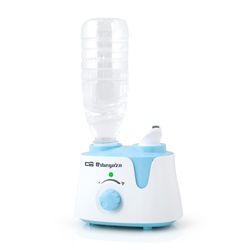 Humidificador Orbegozo de botella ultrasónico - vapor frío 0.5 l 12 W HU 1000