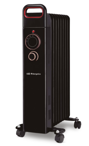 Orbegozo RU 2500 Interior Negro 2500 W Radiador de aceite eléctrico