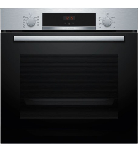 Bosch Serie 4 HBA514ES3 horno 71 L 3400 W A+ Negro, Acero inoxidable