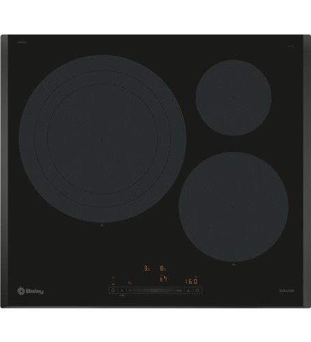 Balay 3EB967AH Negro Integrado 60 cm Con placa de inducción 3 zona(s)