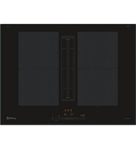 Balay 3EBC976LH hobs Negro Integrado 70 cm Sin placa de inducción 2 zona(s)