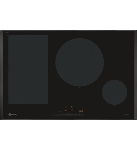 Balay 3EB989LH hobs Negro Integrado 80 cm Con placa de inducción 4 zona(s)