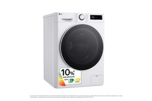 Lavadora secadora inteligente LG AI Direct Drive 10/6 kg 1400 rpm A/D blanca serie 600 F4DR6010A0W