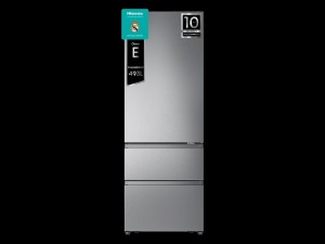 Hisense RT641N4AIE - Frigorífico Combi 493L, Inverter, 3 puertas, Total No Frost, 2.00 m