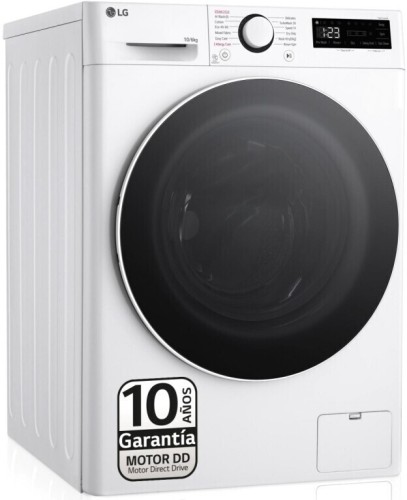 Lavadora secadora inteligente LG AI Direct Drive 10/6 kg 1400 rpm A/D blanca serie 600 F4DR6010A0W