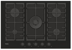 Haier Series 2 HAVG75S2B Negro Integrado 74.5 cm Encimera de gas 5 zona(s)
