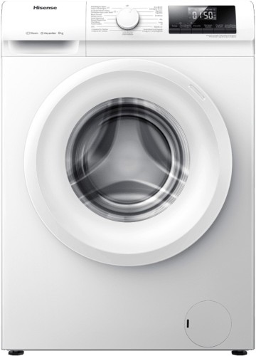 Lavadora Hisense 8kg A Blanca WFQP801419VM
