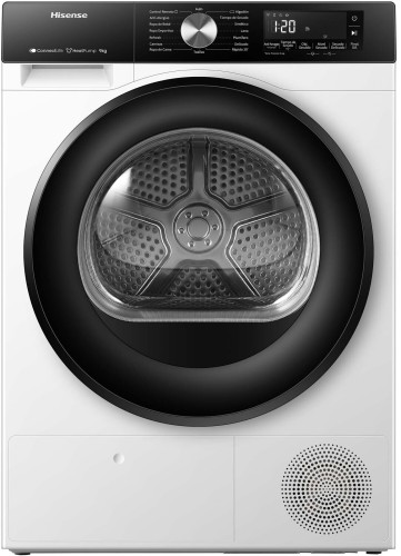 Hisense DH3S902BW3 secadora Independiente Carga frontal 9 kg A+++ Blanco, Negro
