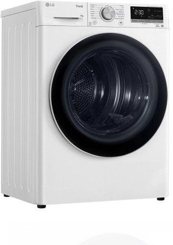 Secadora LG con Bomba de calor Dual Inverter 8kg, A+++, Blanca, Serie 9