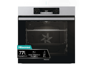 Horno Hisense BI64EPXE1SOL pirolítico 77L A+