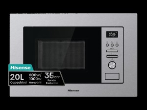 Lavavajillas Hisense integrable BIM320G41X, 20L, Grill Inox