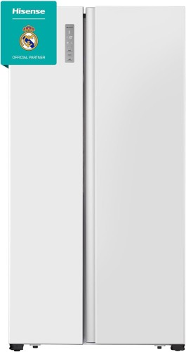FRIGORÍFICO AMERICANO HISENSE Side by Side RS677N4BWE CLASE E CAPACIDAD: 519 l ALxANxPROF: 179x91x65cm COLOR: Blanco  Gtia. 10 Años Compresor