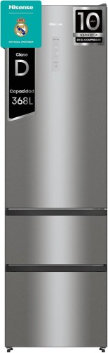 Hisense RM469N4ACD - Frigorífico Combi 368L, Inverter, 3 puertas, Total No Frost, 2.00 m, con botellero