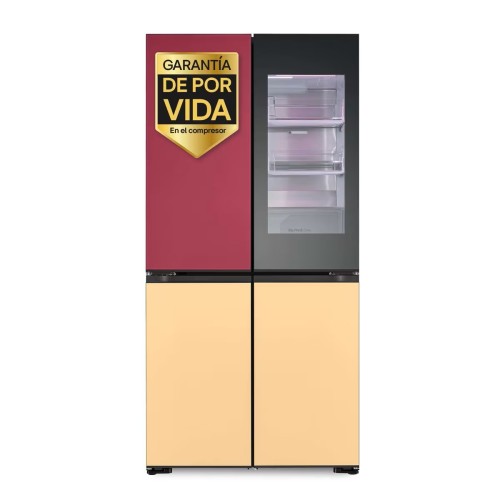 LG InstaView GMV960NNME nevera puerta lado a lado Independiente 617 L E Multicolor