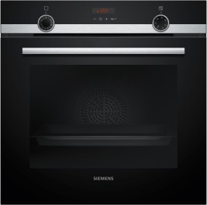 Siemens iQ300 HQ574AER3 horno 71 L A+ Negro, Acero inoxidable