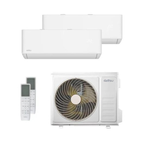 Daitsu DSM-912KDT-4 UE18 Aire Acondicionado Multisplit 2x1 Inverter Con Bomba De Calor 3.010 Frigorí