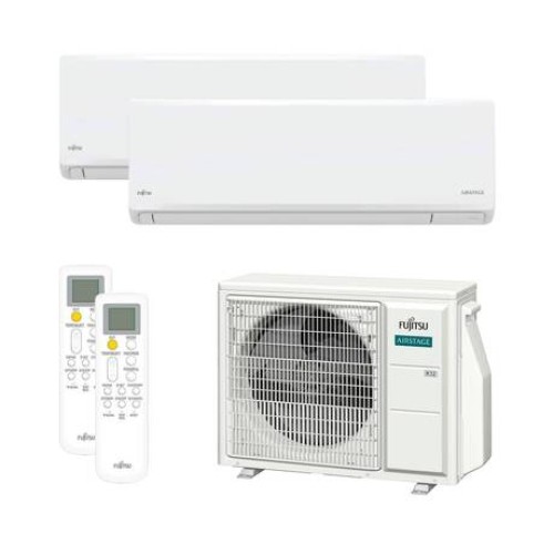 Aire acondicionado multisplit 2x1 Fujitsu ASY3520U11MI-KN (U. Ext. 50) con Wi-Fi incluido