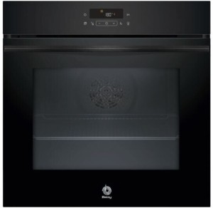Balay 3HD5829N3 - Horno Multifunción de 60 Cm con Vapor Pirolítico Clase A+ Cristal Negro