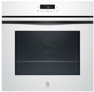 Balay 3HD5829B3 - Horno Multifunción de 60 Cm con Vapor Pirolítico Clase A+ Cristal Blanco