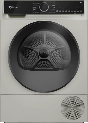 Balay 3SB093XC - Secadora con Bomba de Calor 9 Kg Home Connect Clase D Acero Mate Antihuellas