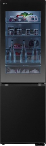 LG GBG5160CEV - Frigorífico Combi Instaview Door Cooling 186 x 59,5 x 67,6 Cm Clase C Acero Negro