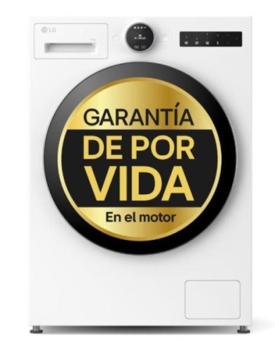 Lg F4X7513TWS - Lavadora de Carga Frontal Serie 750 13 Kg 14000 Rpm Clase A -40% Blanca