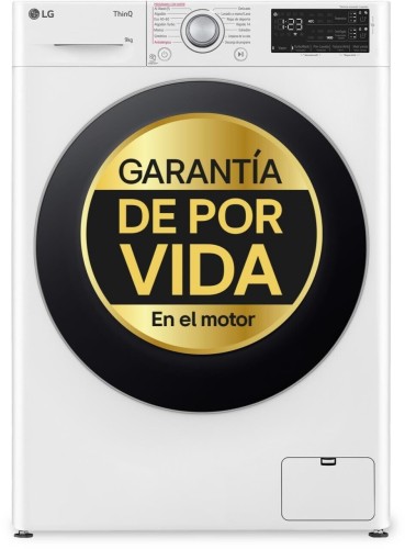 LG F4WR5509A1W - Lavadora de Carga Frontal Al Direct Drive Serie 500 9 Kg 1400 Rpm Vapor A -10%